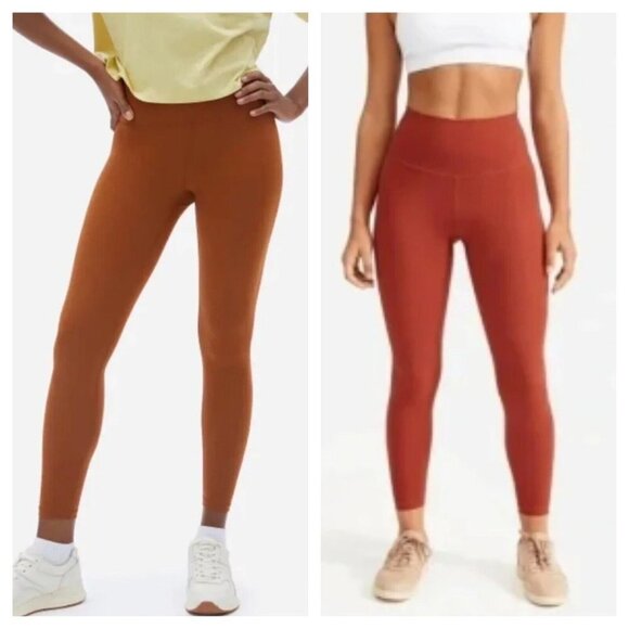 NWT EVERLANE The Perform Legging Size XXS Brandy Rose/Light Copper - Picture 1 of 11